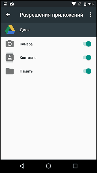 Ilovalar ruxsatlarini sozlash