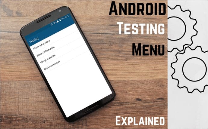 Android sinov menyusi