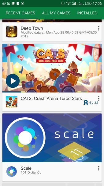 Google Play Games sinxronizatsiyasi 2