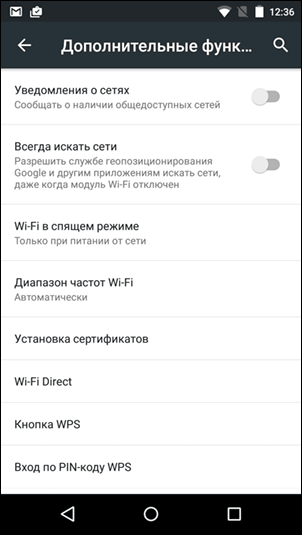 Android Wi-Fi quvvatni tejash