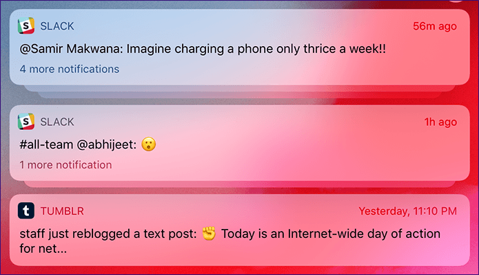 Automatic notification grouping