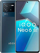 Vivo iQOO Neo6 SE rasmi va to'liq xarakteristikalari — PhoneCompare